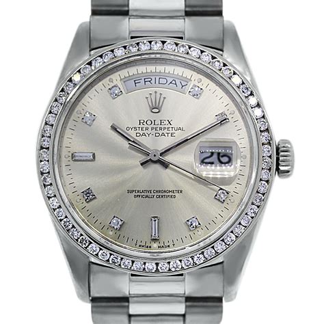 white gold rolex|rolex 18k white gold vintage.